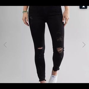 KanCan Black Distressed Jeans